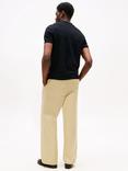 Tommy Hilfiger Short Sleeve Cotton Blend Knit Polo Top, Navy Blue