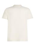 Tommy Hilfiger Liquid Cotton Regular Fit Short Sleeve Polo Shirt, Ivory Petal