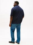 Tommy Hilfiger Plus 1985 Cotton Blend Regular Fit Short Sleeve Polo Shirt