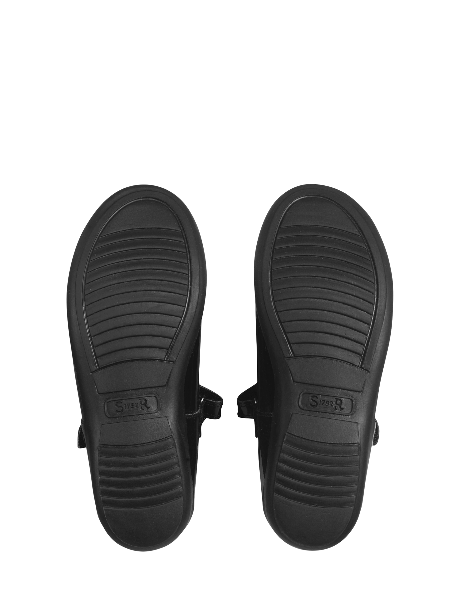 Product image 5 of 6, which shows Start-Rite Kids' Novel T-Bar Leather Shoes, Black Patent, 10 Jnr