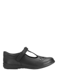 Start-Rite Kids' Simply Novel T-Bar Shoes, Black Leather