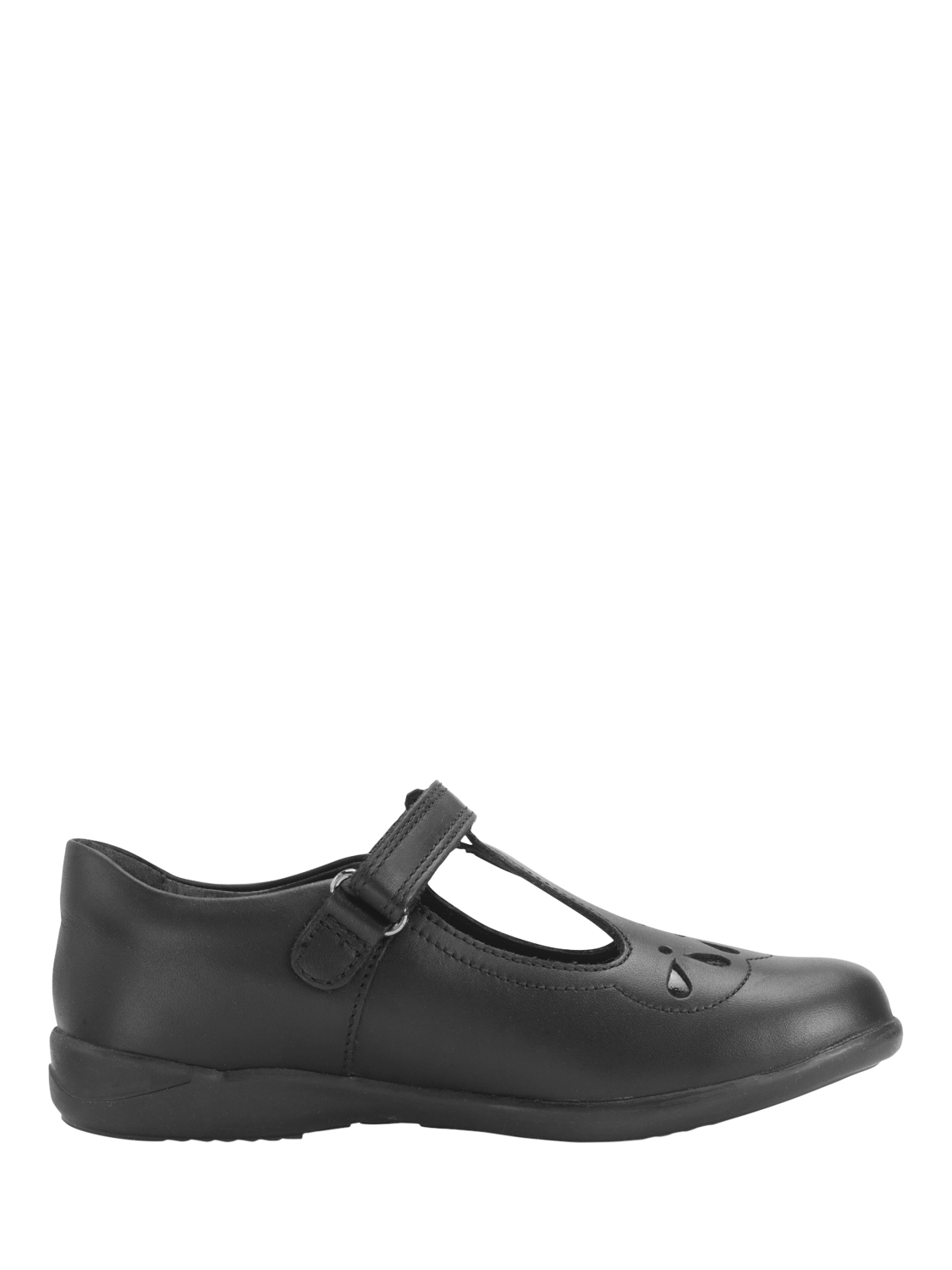 Product image 4 of 6, which shows Start-Rite Kids' Simply Novel T-Bar Shoes, Black Leather, 10 Jnr