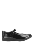 Start-Rite Kids' Study Leather Round Toe Shoes, Black Patent