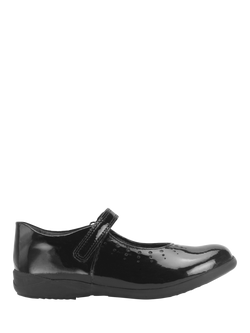 Start-Rite Kids' Study Leather Round Toe Shoes, Black Patent, Black Patent