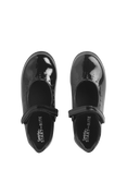 Start-Rite Kids' Study Leather Round Toe Shoes, Black Patent