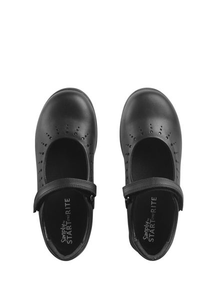 Start-Rite Kids' Mary Jane Shoes, Black Leather - view 2, Black Leather