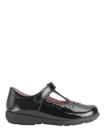 Start-Rite Kids' Charlotte Mary Jane Shoes, Black Patent, Black Patent