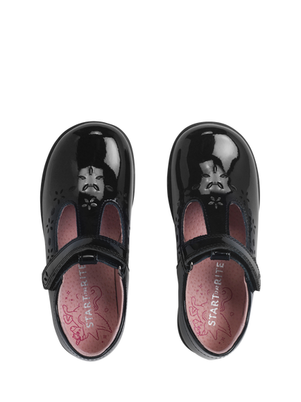 Start-Rite Kids' Charlotte Mary Jane Shoes, Black Patent - view 2, Black Patent