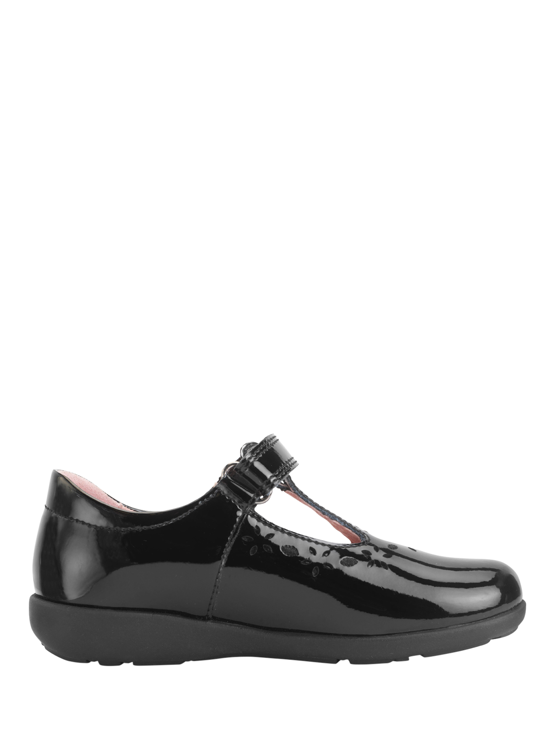 Product image 4 of 6, which shows Start-Rite Kids' Charlotte Mary Jane Shoes, Black Patent, 7 E Jnr