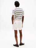 Tommy Hilfiger Cotton Drawstring Chino Shorts, Ivory Natural