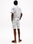Tommy Hilfiger Mercer Floral Print Cotton Blend 7" Shorts, Blue/Multi
