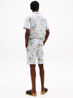 Tommy Hilfiger Mercer Floral Print Cotton Blend 7" Shorts, Blue/Multi - view 2, Blue/Multi