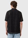 AllSaints Netley Short Sleeve Shirt, Black