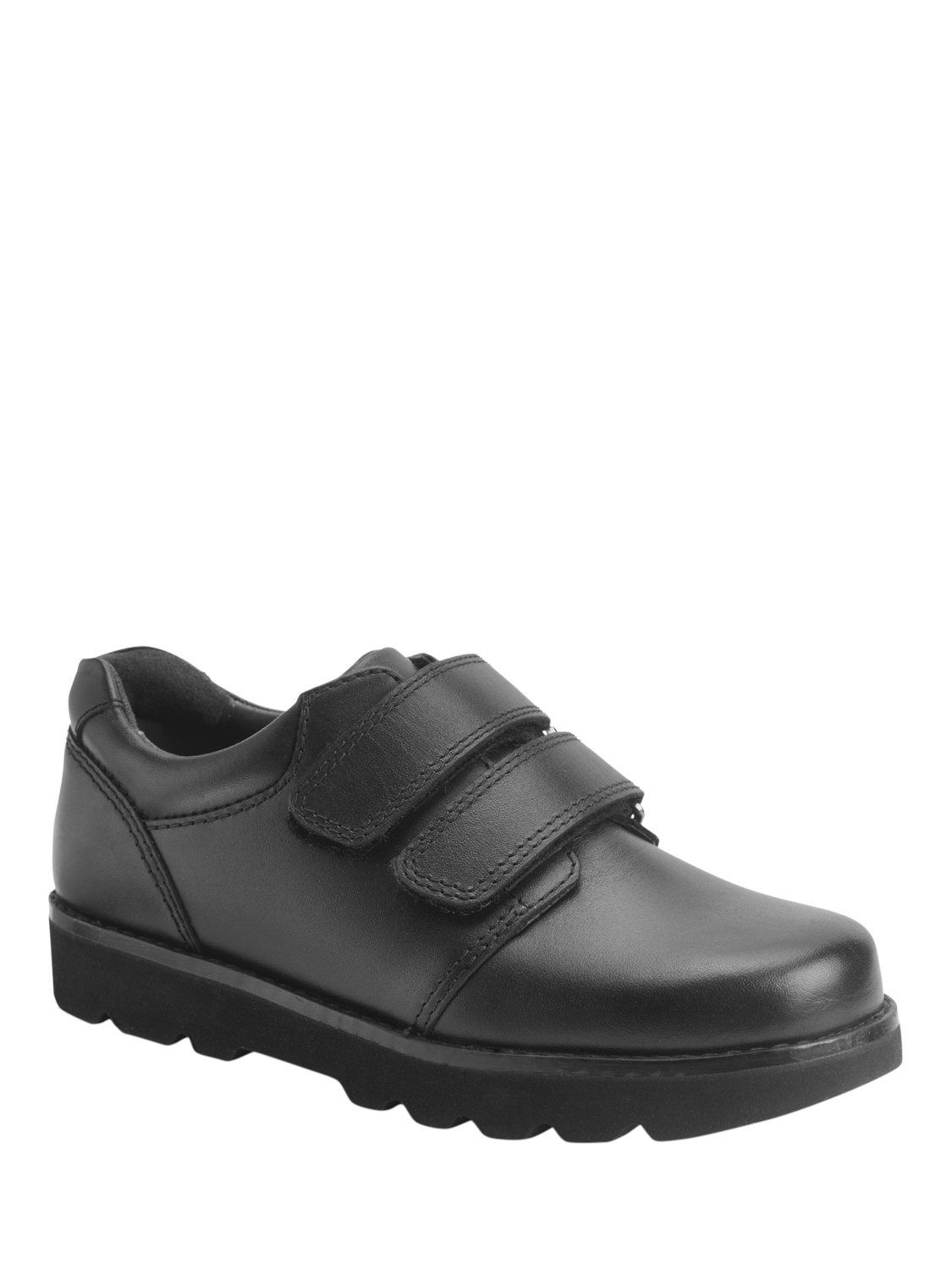Product image 3 of 6, which shows Start-Rite Kids' Parker Leather School Shoes, Black Leather, 10 F Jnr