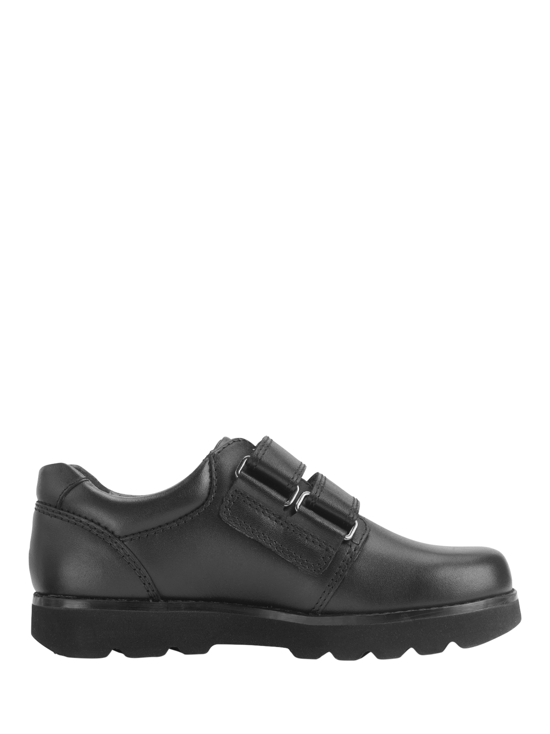 Product image 4 of 6, which shows Start-Rite Kids' Parker Leather School Shoes, Black Leather, 10 F Jnr