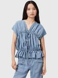 AllSaints Remy V Neck Blouse