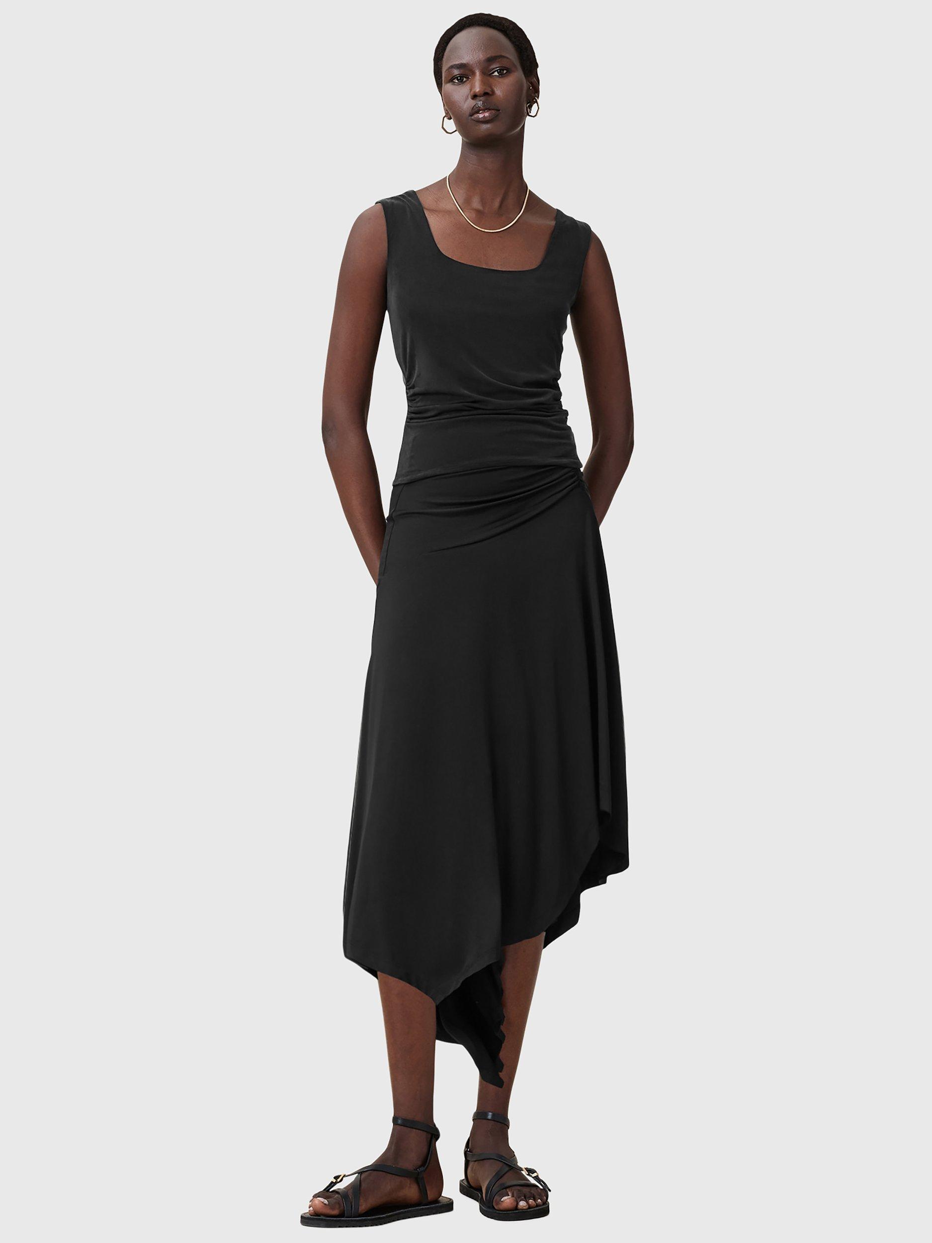 AllSaints Tami Curpo Slim Top, Black