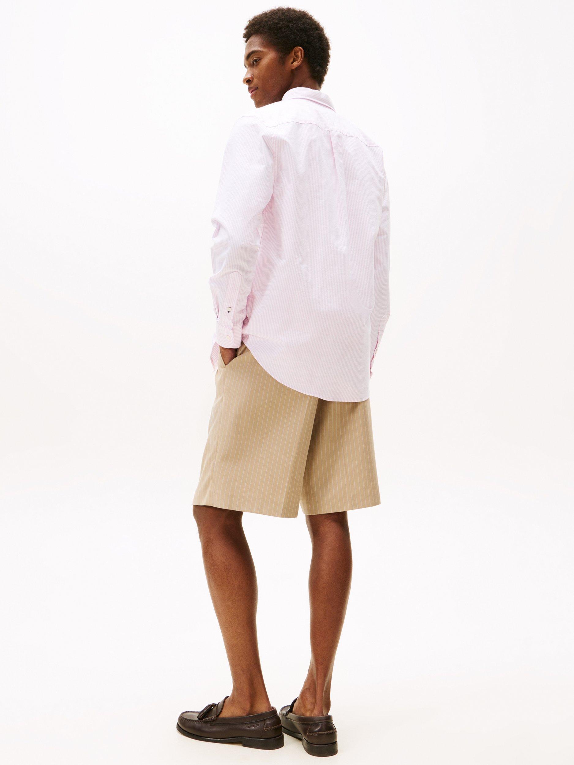 Product image 2 of 4, which shows Tommy Hilfiger Regular Fit Oxford Shirt, Light Pink, S