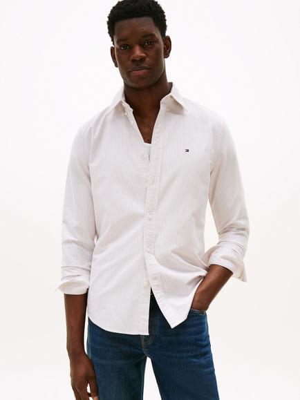 Tommy Hilfiger Regular Fit Oxford Shirt, Red/Multi, Red/Multi