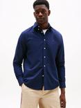 Tommy Hilfiger Cotton Regular Fit Oxford Shirt, Preppy Navy/Desert