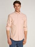 Tommy Hilfiger Cotton Blend Regular Fit Oxford Shirt, Mid Orange