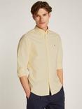 Tommy Hilfiger Cotton Blend Regular Fit Oxford Shirt, Light Yellow
