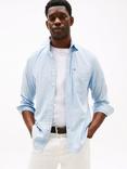 Tommy Hilfiger Cotton Blend Stripe Shirt, Light Blue