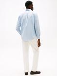 Tommy Hilfiger Cotton Blend Stripe Shirt, Light Blue