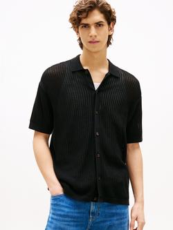 Tommy Hilfiger Cotton Overshirt, Black
