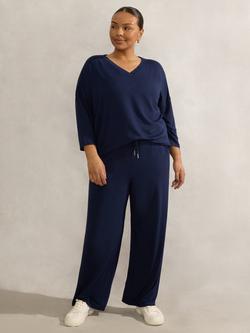 Live Unlimited Curve Lightweight V-Neck Top, Blue, Blue