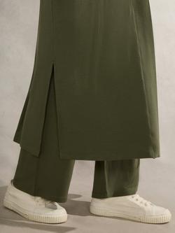 Live Unlimited Curve Lightweight Maxi Cardigan - view 2, Green