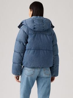 Levi's Western Bubble Denim Puffer Jacket, City Worn - view 2, City Worn