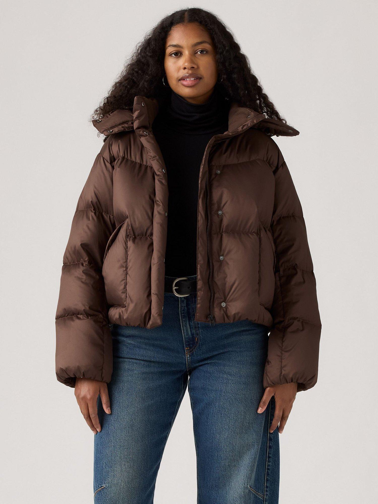 Levi's Western Bubble Puffer Jacket, Brown