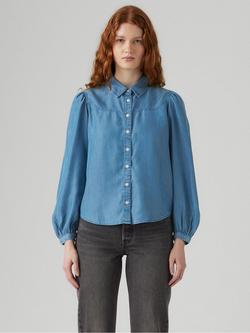 Levi's Journey Western Denim Shirt, Blue, Blue