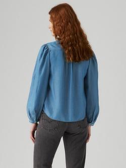 Levi's Journey Western Denim Shirt, Blue - view 2, Blue