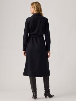 Levi's Quincey Long Sleeve Shirt Dress, Black - view 2, Black