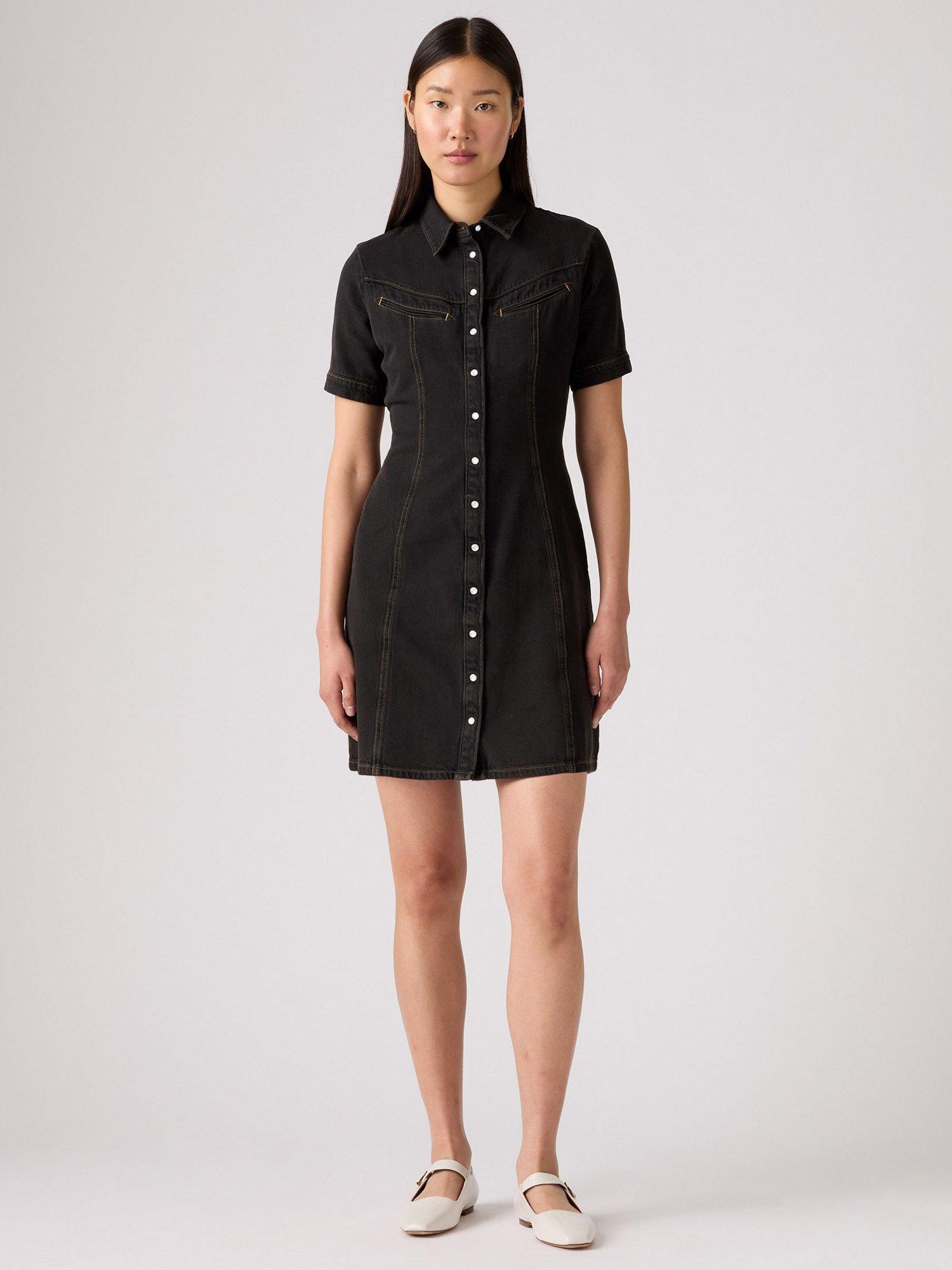 Product image 1 of 4, which shows Levi's Rinoa Denim Shirt Dress, Last Act, XS
