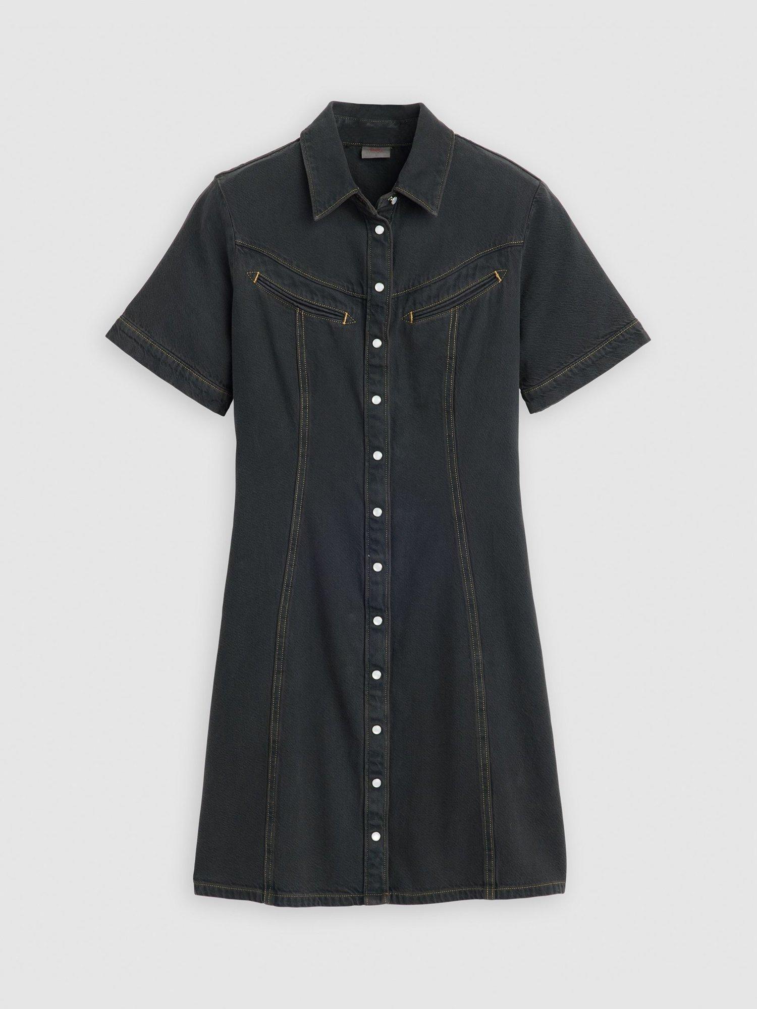 Product image 4 of 4, which shows Levi's Rinoa Denim Shirt Dress, Last Act, XS
