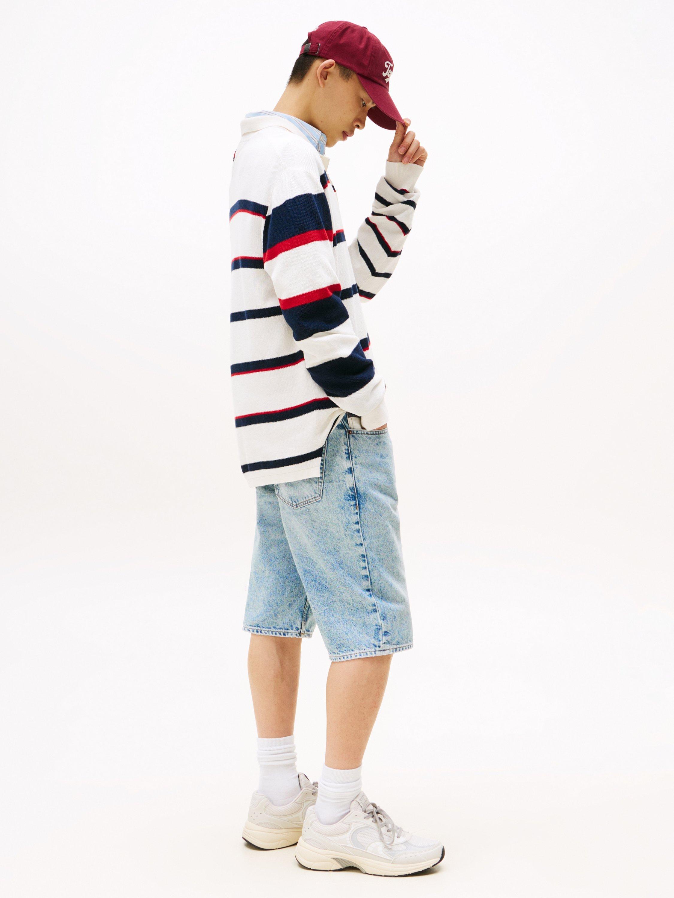 Product image 2 of 7, which shows Tommy Jeans Slim Fit Denim Shorts, Denim Medium 01, 30R