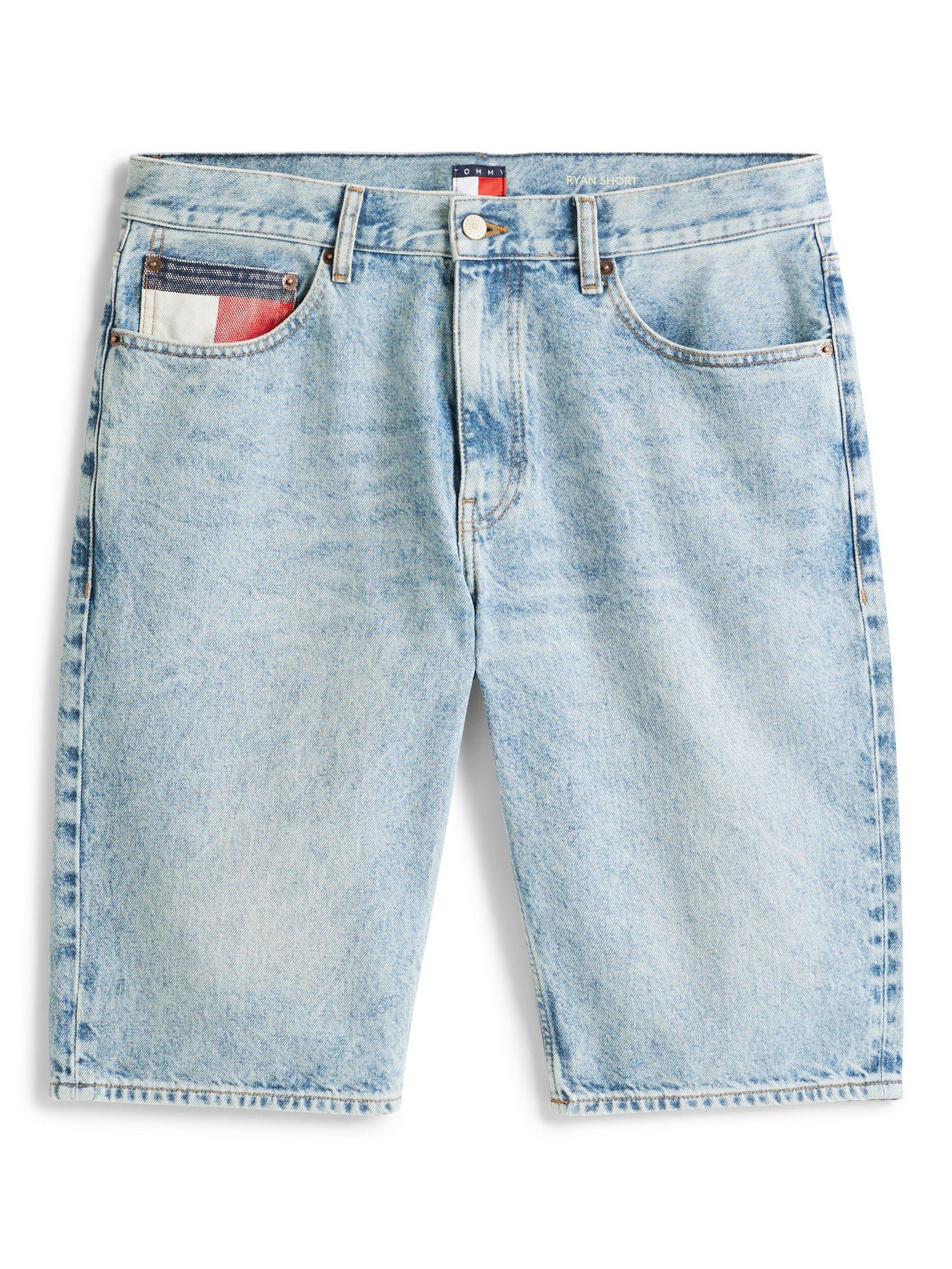 Product image 6 of 7, which shows Tommy Jeans Slim Fit Denim Shorts, Denim Medium 01, 30R
