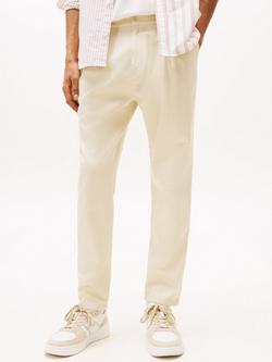 Tommy Jeans Cotton Chinos, Black, Natural