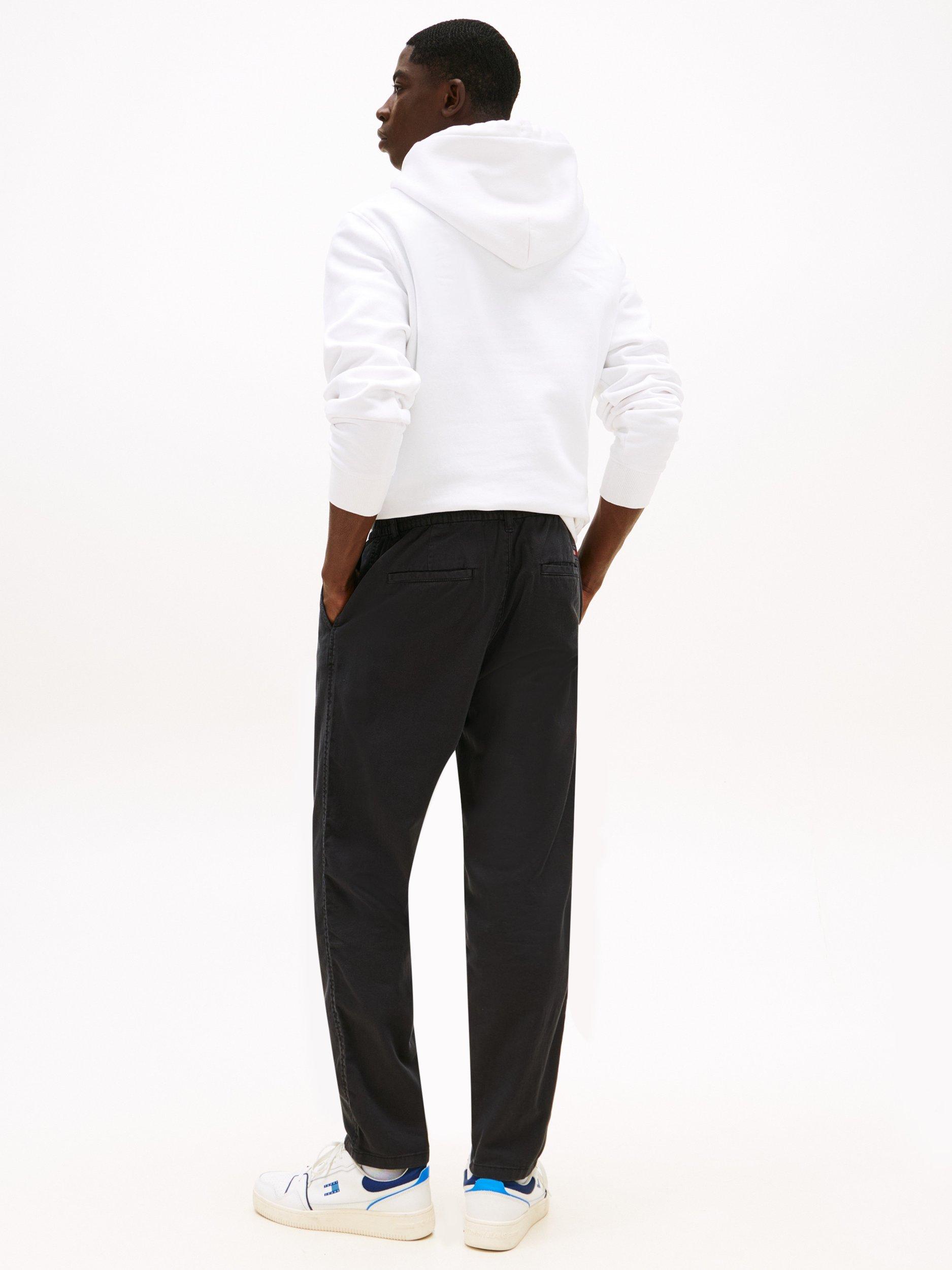 Product image 2 of 5, which shows Tommy Jeans Cotton Chinos, Black, 34R
