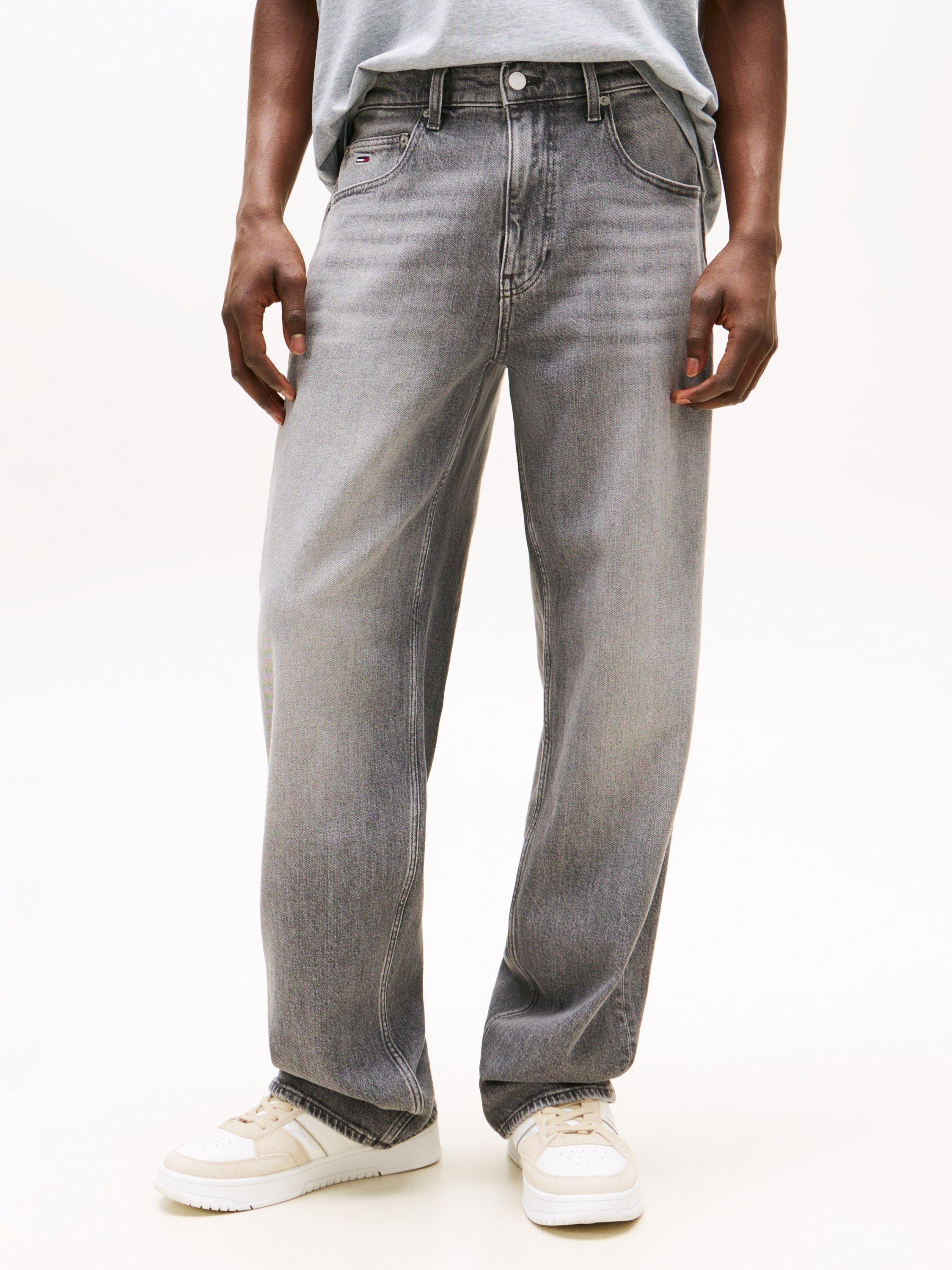 Product image 1 of 5, which shows Tommy Jeans Relaxed Straight Fit Jeans, Grey, 30R