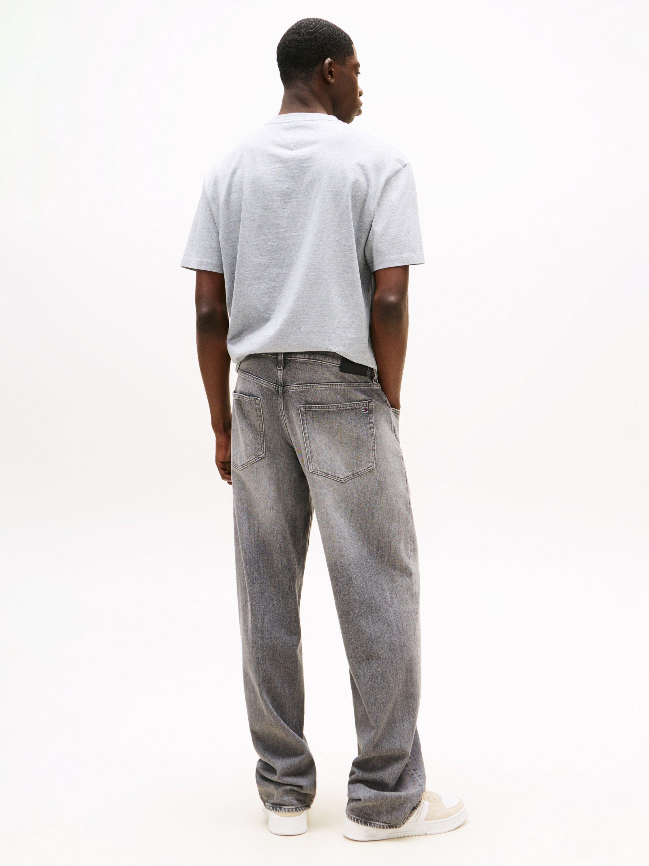 Product image 2 of 5, which shows Tommy Jeans Relaxed Straight Fit Jeans, Grey, 30R