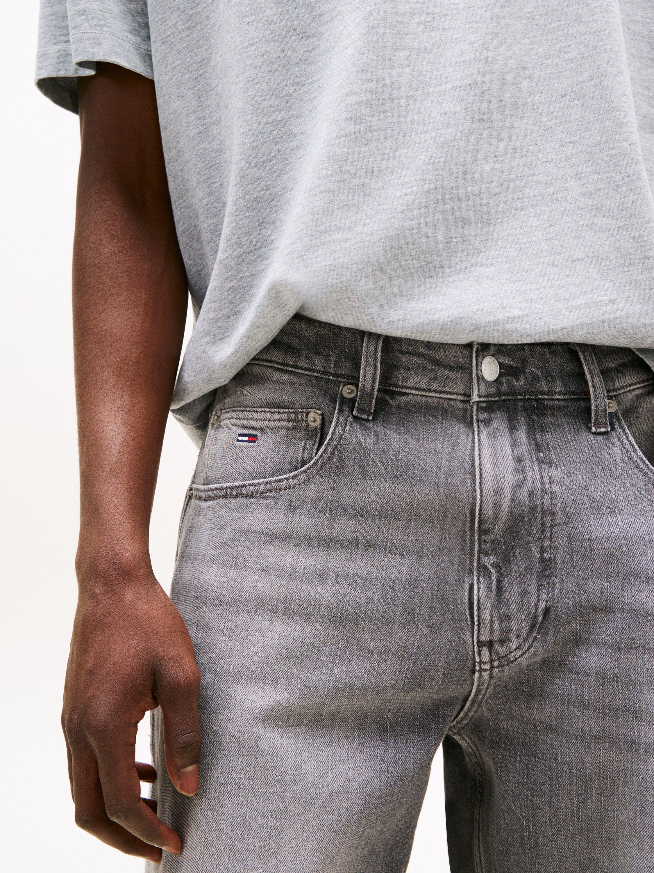 Product image 4 of 5, which shows Tommy Jeans Relaxed Straight Fit Jeans, Grey, 30R