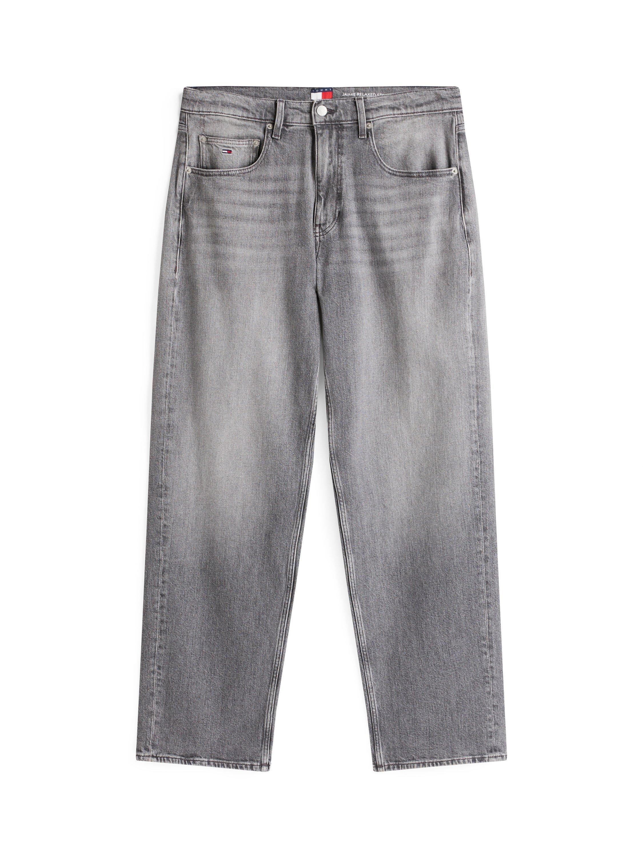 Product image 5 of 5, which shows Tommy Jeans Relaxed Straight Fit Jeans, Grey, 30R