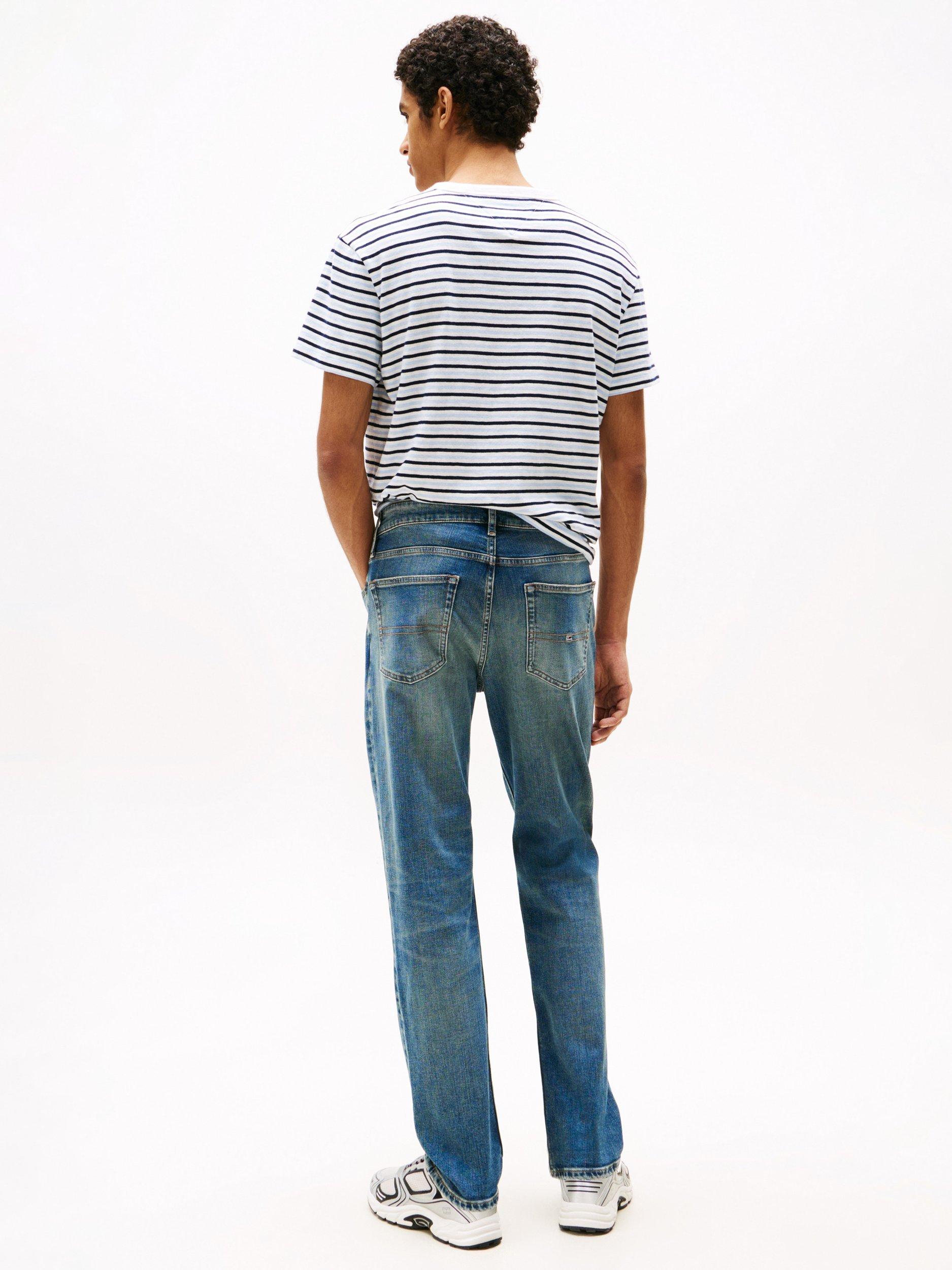 Product image 2 of 5, which shows Tommy Jeans Ryan Slim Fit Straight Leg Jeans, Blue, 30R