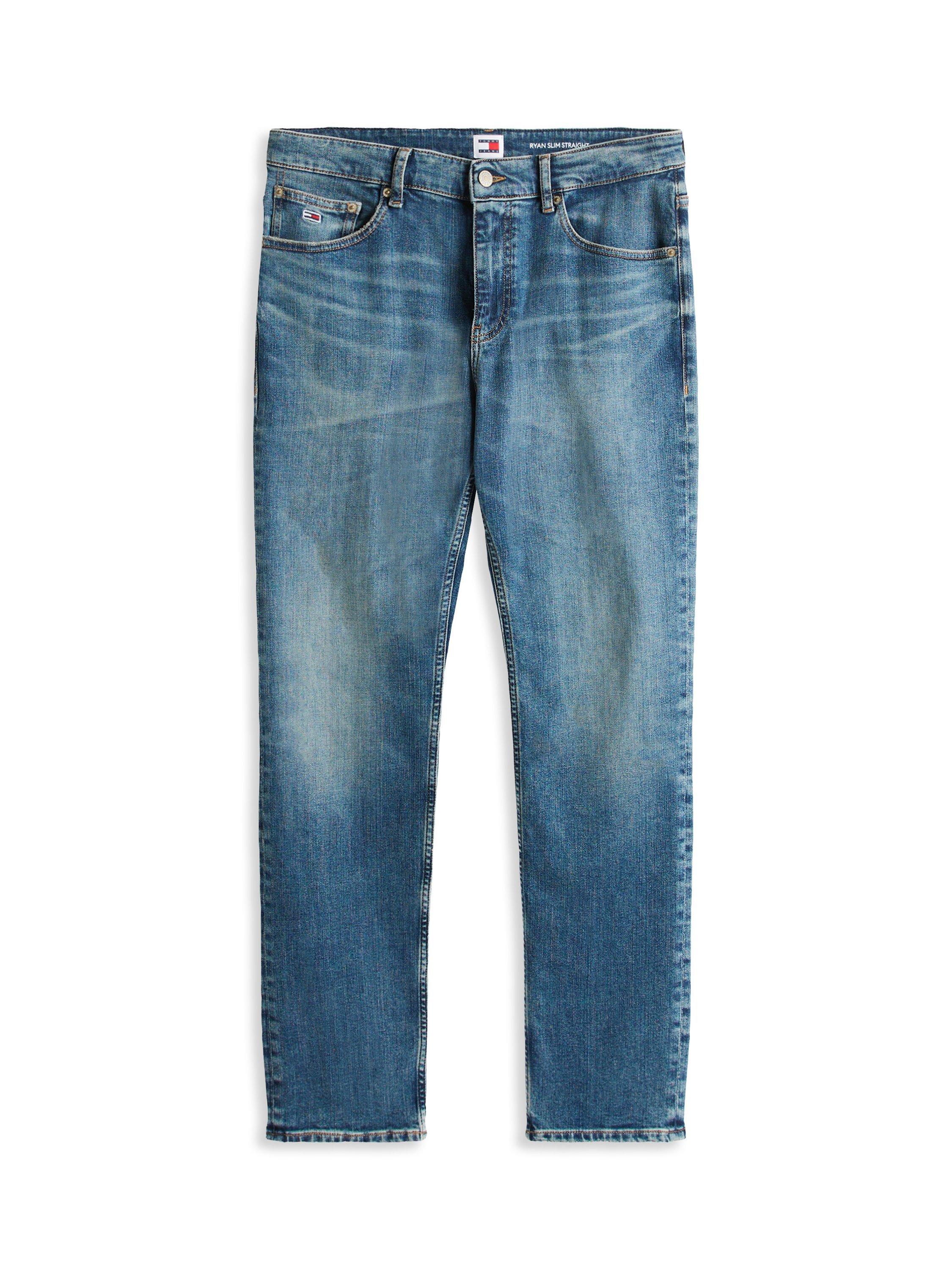 Product image 5 of 5, which shows Tommy Jeans Ryan Slim Fit Straight Leg Jeans, Blue, 30R