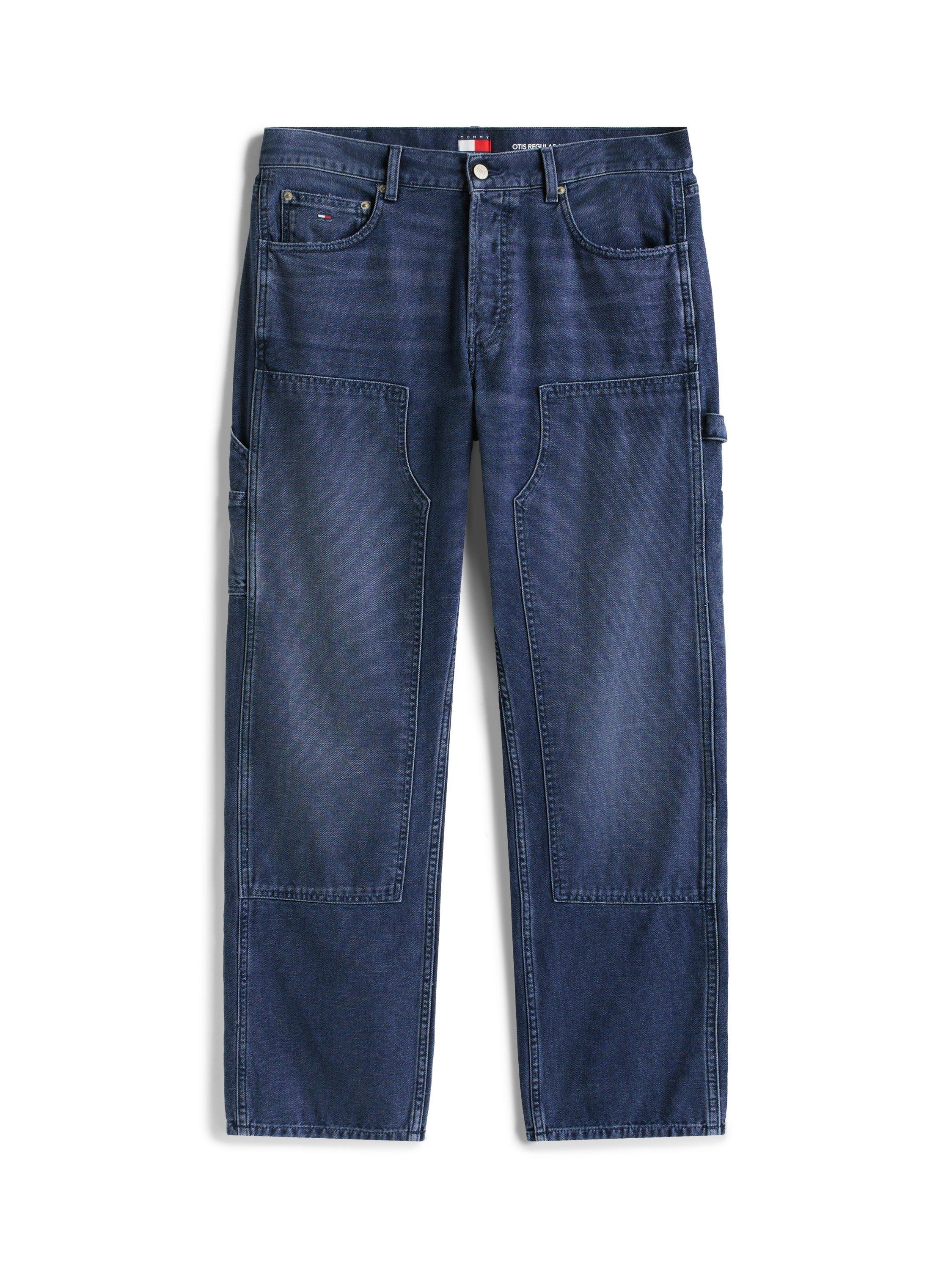 Product image 5 of 7, which shows Tommy Jeans Straight Fit Jeans, Dark Blue, 30R