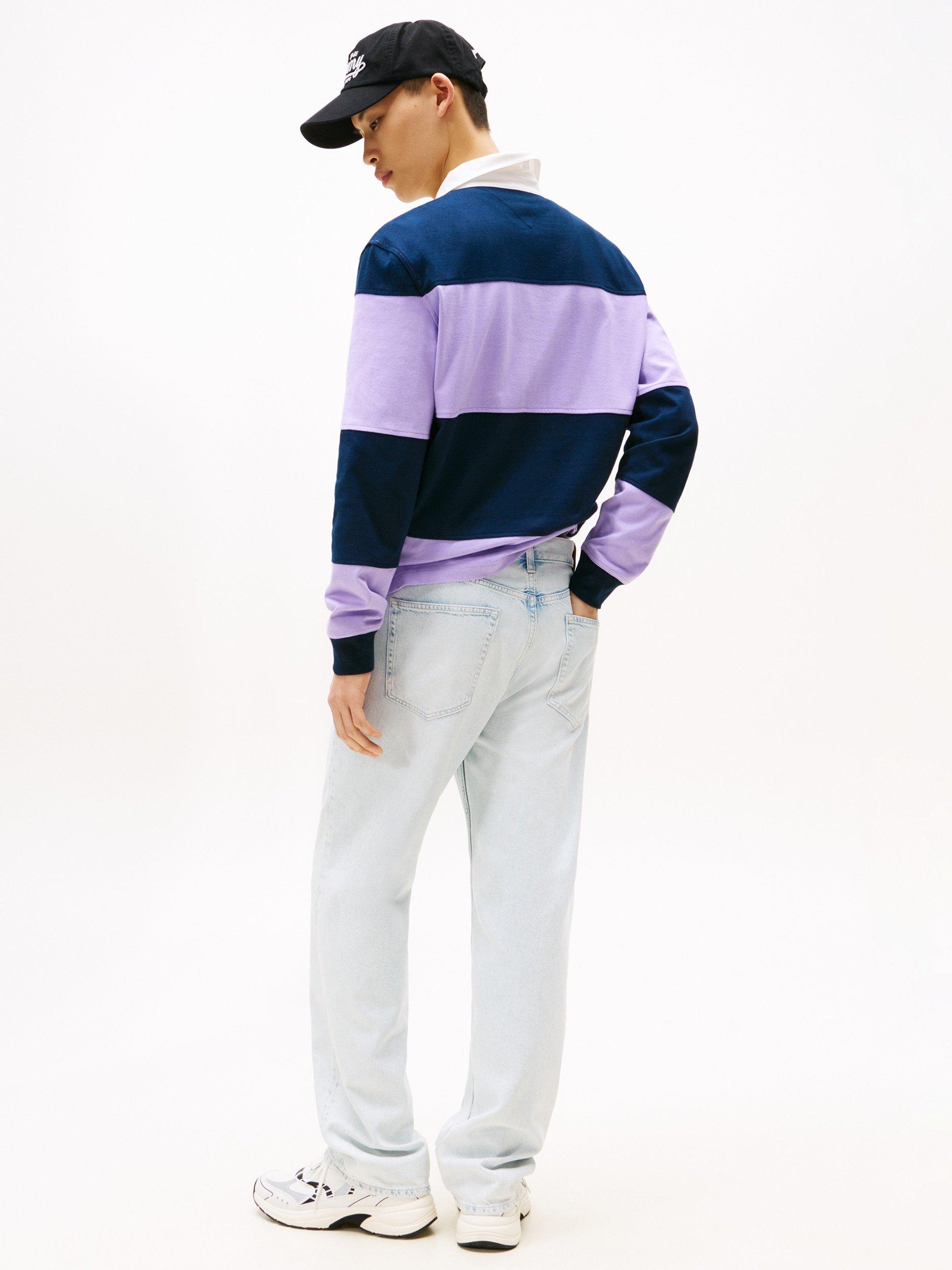 Product image 2 of 5, which shows Tommy Jeans Otis Regular Fit Straight Leg Jeans, Light Blue, 30R